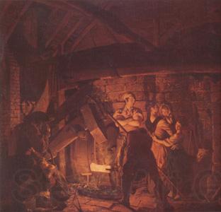 WRIGHT, Joseph The Forge (nn03) Germany oil painting art